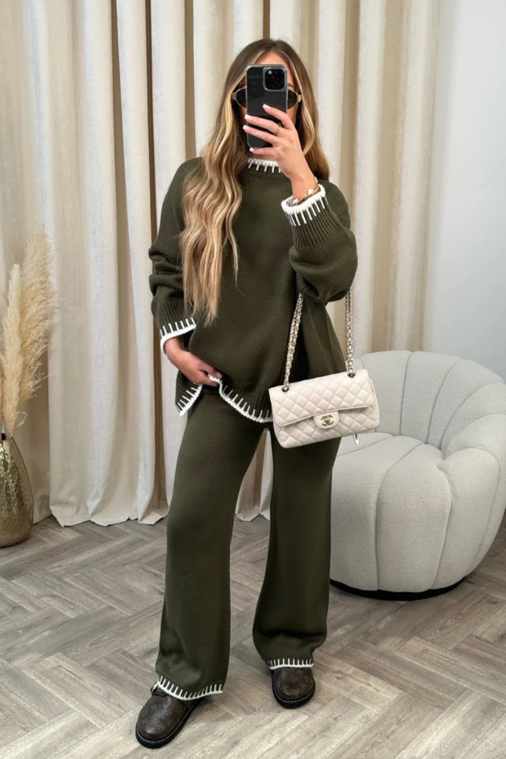 BRILUXE Knitted Lounge Set